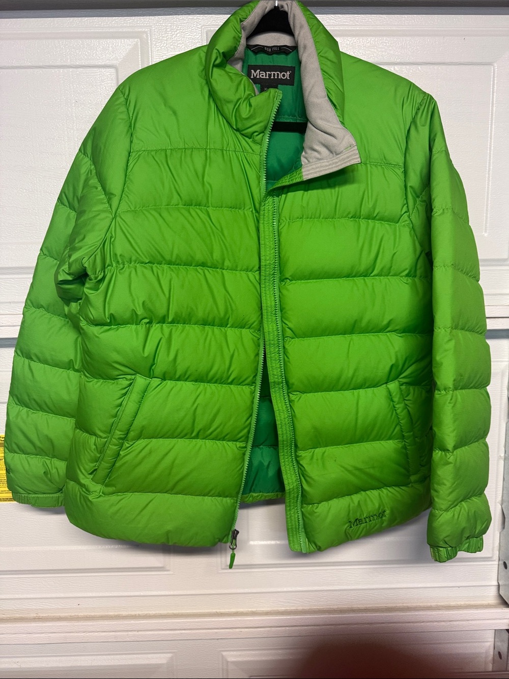 Marmot Lime Green Men's Insulated Puffer Jacket